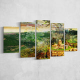 Tatev Monastery Armenia 5 Pieces Canvas Prints Wall Art Decor - Painting Canvas, Mixed Canvas, Multi Panels
