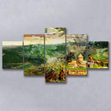 Tatev Monastery Armenia 5 Pieces Canvas Prints Wall Art Decor - Painting Canvas, Mixed Canvas, Multi Panels