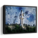 Tbilisi Mother of Georgia Framed Canvas Prints Wall Art Decor - Painting Canvas, Framed Picture, Home Decor