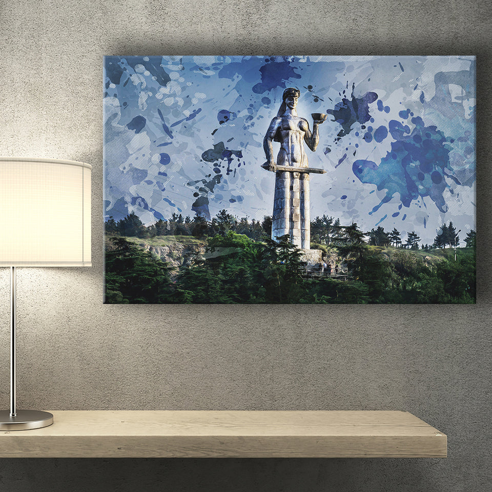 Tbilisi Mother of Georgia Canvas Prints Wall Art Decor - Painting Canvas, Art Print, Home Decor, Ready to Hang