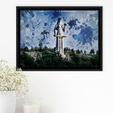 Tbilisi Mother of Georgia Framed Canvas Prints Wall Art Decor - Painting Canvas, Framed Picture, Home Decor