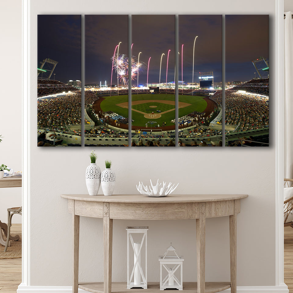Td Ameritrade Park in Omaha, Stadium Canvas, Sport Art, Gift for him, Multi Panels B, Canvas Prints Wall Art Decor