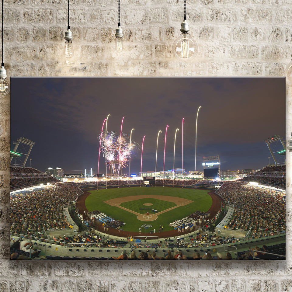 Td Ameritrade Park in Omaha, Stadium Canvas, Sport Art, Gift for him, Fan Gift, Canvas Prints Wall Art Decor