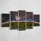 Td Ameritrade Park in Omaha, Stadium Canvas, Sport Art, Large Canvas, Multi Panels, Canvas Prints Wall Art Decor