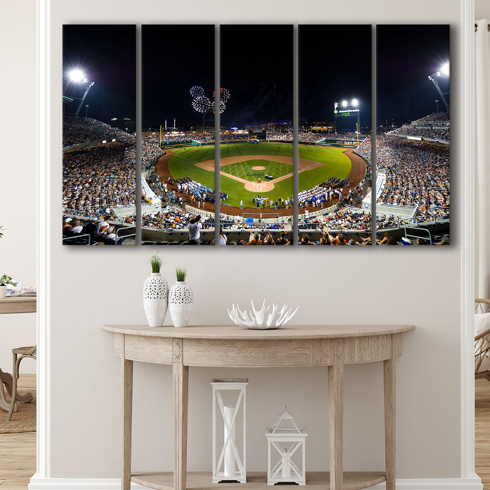 Td Ameritrade Stadium, Stadium Canvas, Sport Art, Gift for him, Multi Panels B, Canvas Prints Wall Art Decor