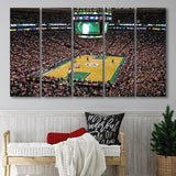 Td Garden Boston, Stadium Canvas, Sport Art, Gift for him, Multi Panels B, Canvas Prints Wall Art Decor