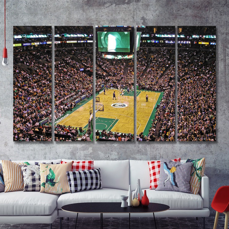 Td Garden Boston 5 Pieces B Canvas Prints Wall Art - Painting Canvas, Multi Panels,5 Panel, Wall Decor