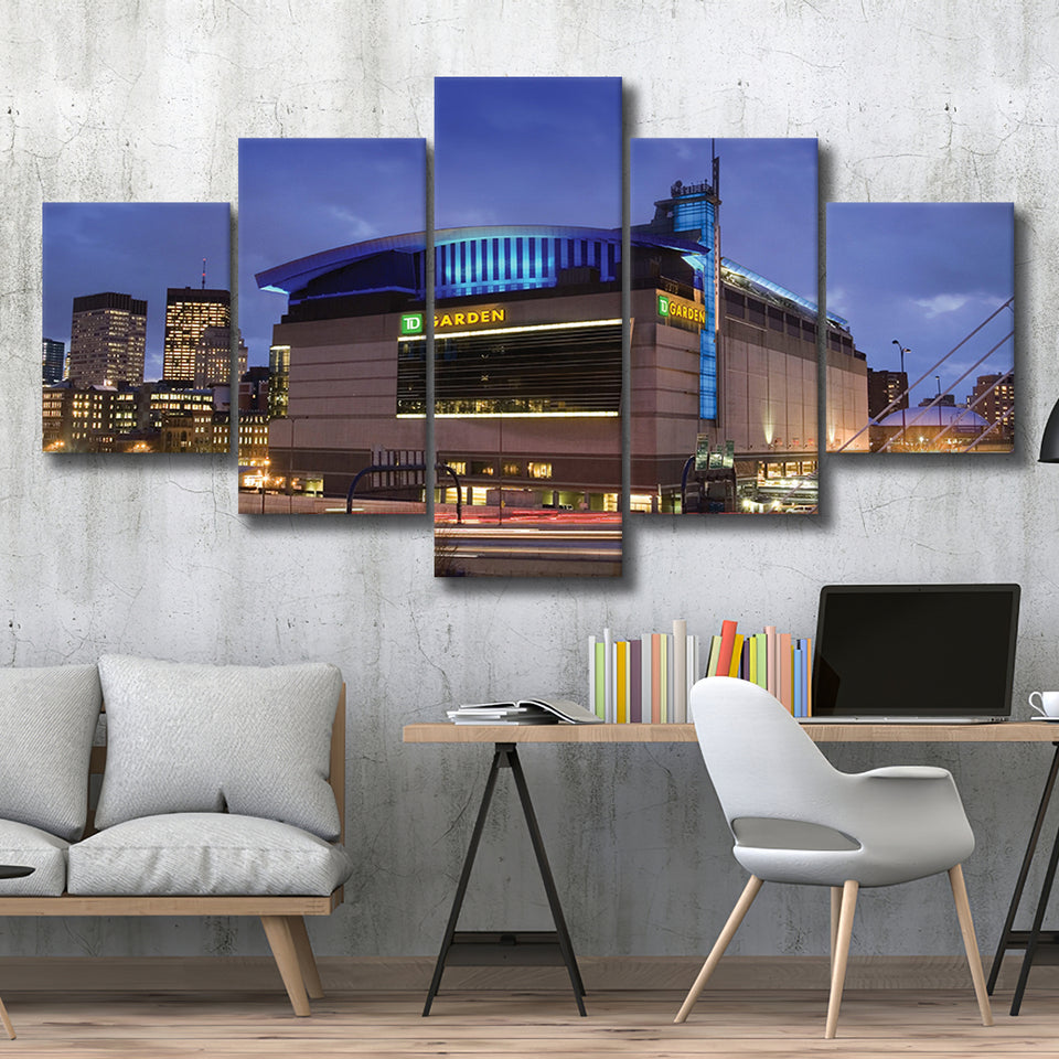 Td Garden, Stadium Canvas, Sport Art, Large Canvas, Multi Panels, Canvas Prints Wall Art Decor