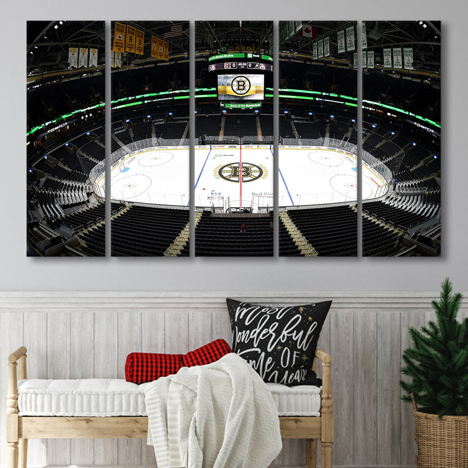 Td Garden Stadium, Stadium Canvas, Sport Art, Gift for him, Multi Panels B, Canvas Prints Wall Art Decor
