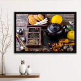 Tea Wall Art Framed Canvas Prints Wall Art Decor, Framed Picture, Floating Frame