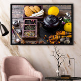 Tea Wall Art Framed Canvas Prints Wall Art Decor, Framed Picture, Floating Frame