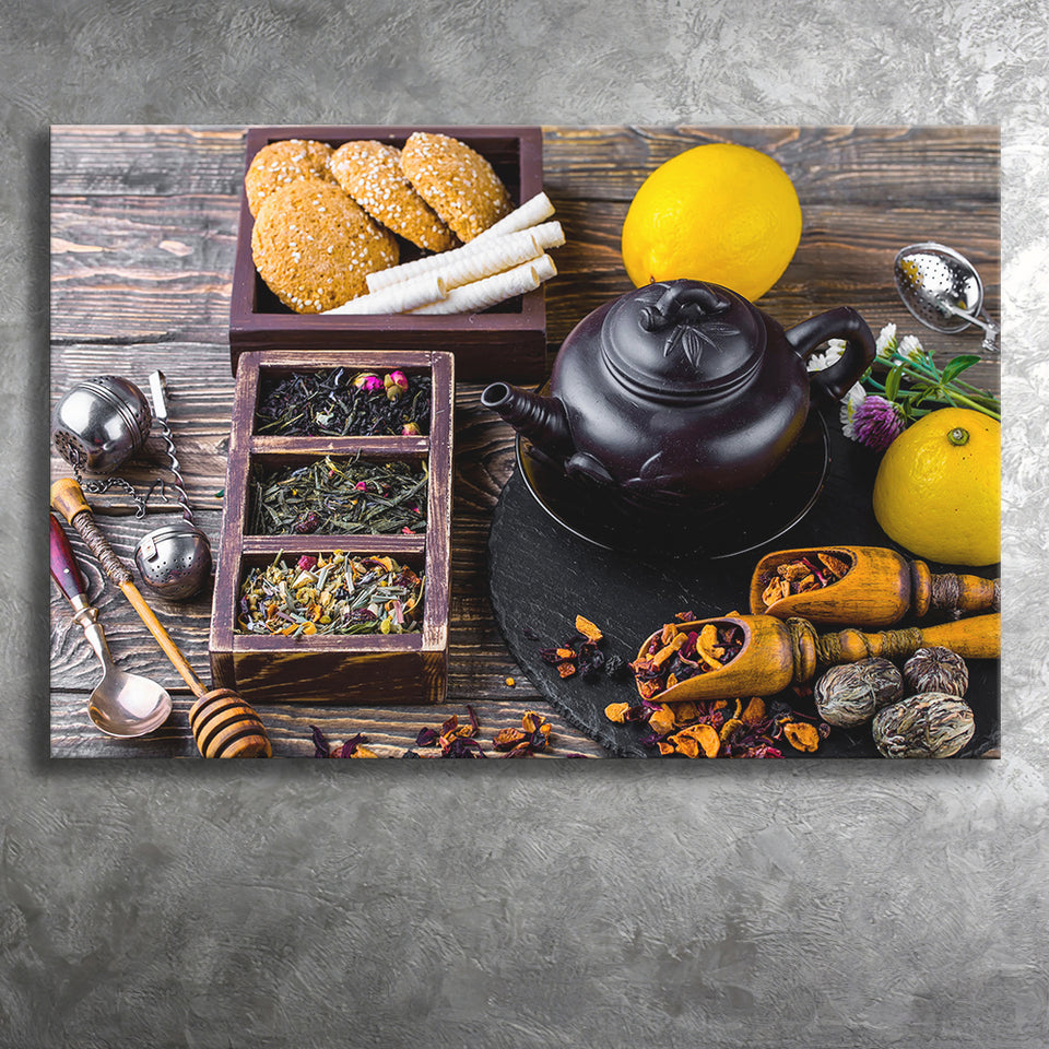 Tea Wall Art Canvas Prints Wall Art Decor - Painting Canvas,Home Decor, Ready to Hang