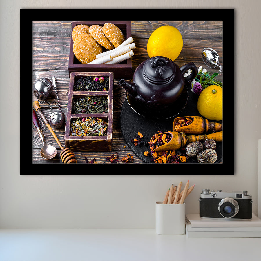 Tea Wall Art Framed Art Prints Wall Art Decor, Framed Picture, Home Decor