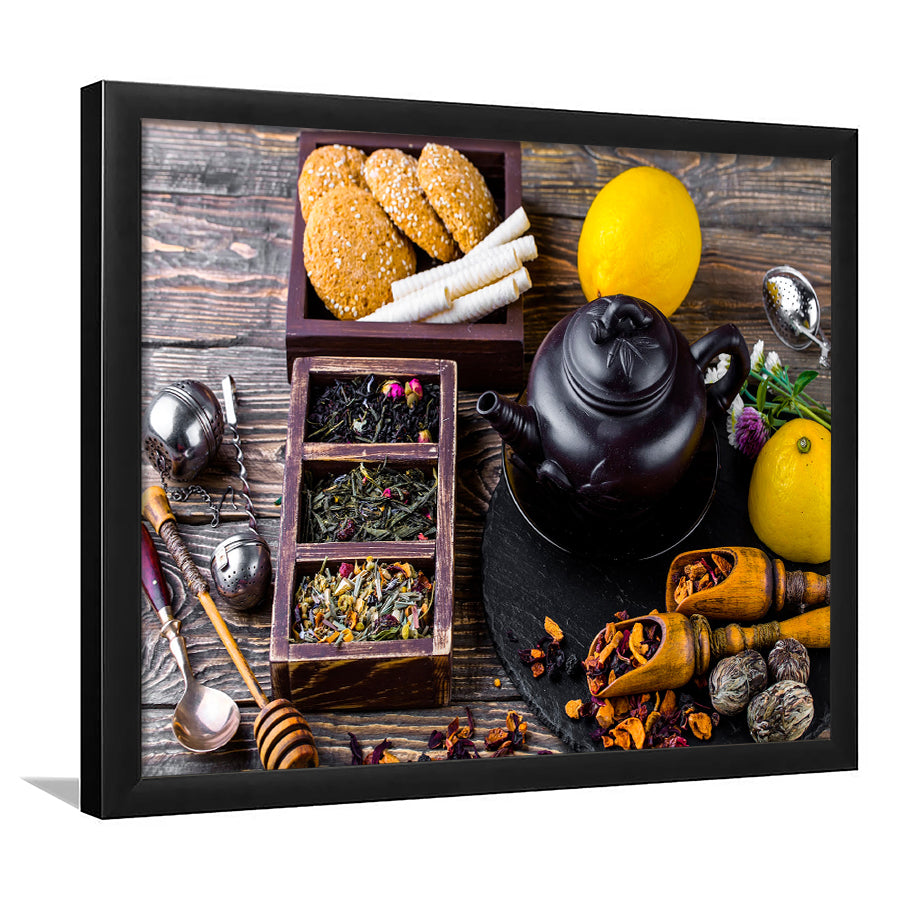Tea Wall Art Framed Art Prints Wall Art Decor, Framed Picture, Home Decor