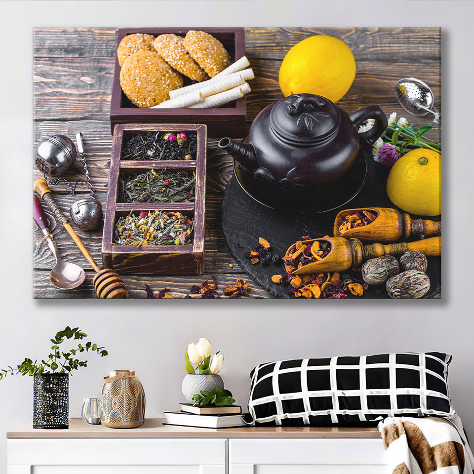 Tea Wall Art Canvas Prints Wall Art Decor - Painting Canvas,Home Decor, Ready to Hang