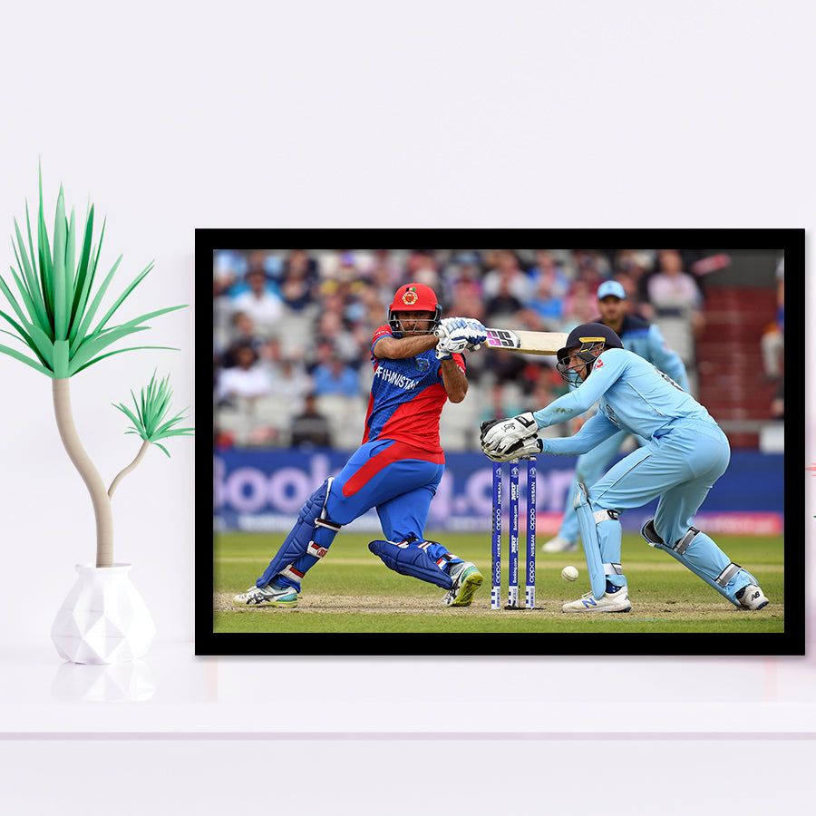 Team Cricket, Stadium Canvas, Sport Art, Gift for him, Framed Art Prints Wall Art Decor, Framed Picture