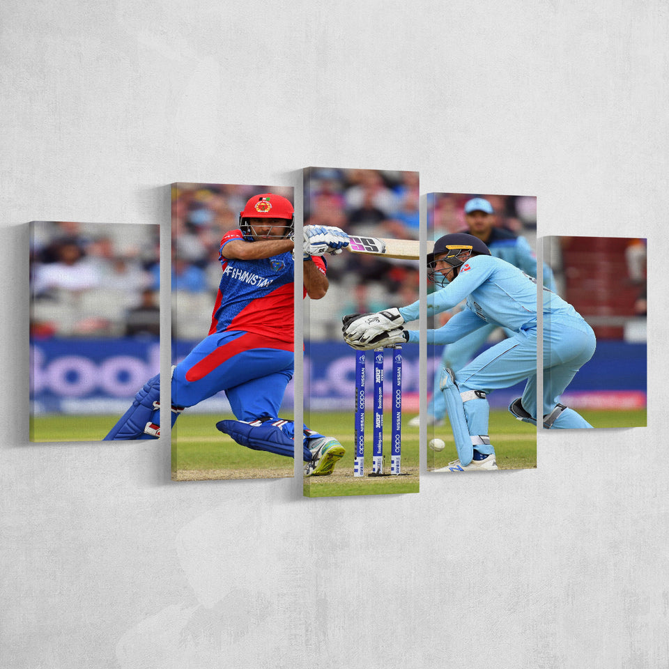 Team Cricket, Stadium Canvas, Sport Art, Large Canvas, Multi Panels, Canvas Prints Wall Art Decor