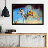 Temptation Of Saint Lazaro Framed Canvas Wall Art - Framed Prints, Canvas Prints, Prints for Sale, Canvas Painting