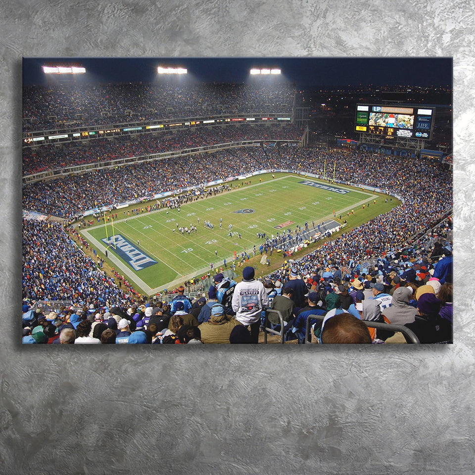 Tennessee Titans Stadium Canvas Prints Nissan Stadium Wall Art,Sport Stadium Art Prints, Fan Gift, Wall Decor