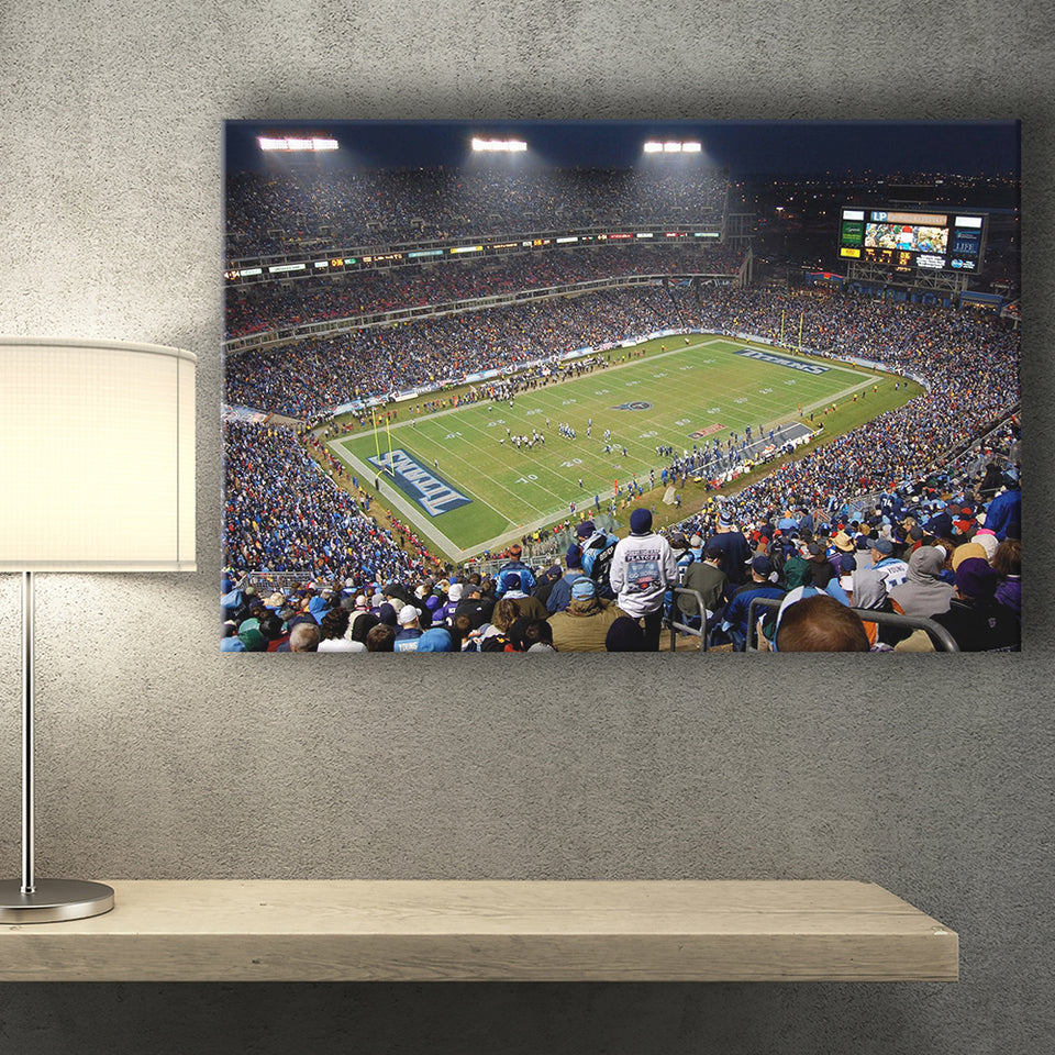 Tennessee Titans Stadium Canvas Prints Nissan Stadium Wall Art,Sport Stadium Art Prints, Fan Gift, Wall Decor