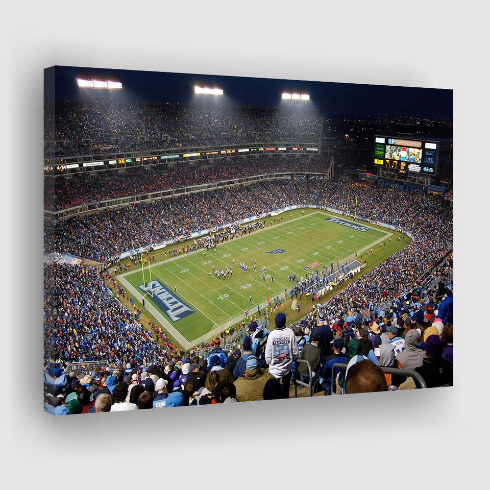 Tennessee Titans Stadium Canvas Prints Nissan Stadium Wall Art,Sport Stadium Art Prints, Fan Gift, Wall Decor