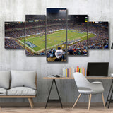 Tennessee Titans Stadium Canvas Prints Nissan Stadium Wall Art,Multi Panels,Sport Stadium Art Prints, Fan Gift