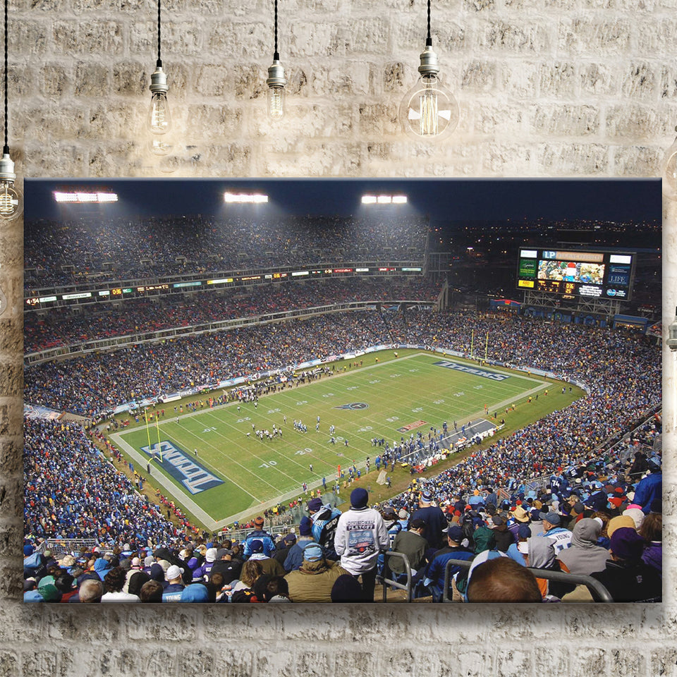 Tennessee Titans Stadium Canvas Prints Nissan Stadium Wall Art,Sport Stadium Art Prints, Fan Gift, Wall Decor
