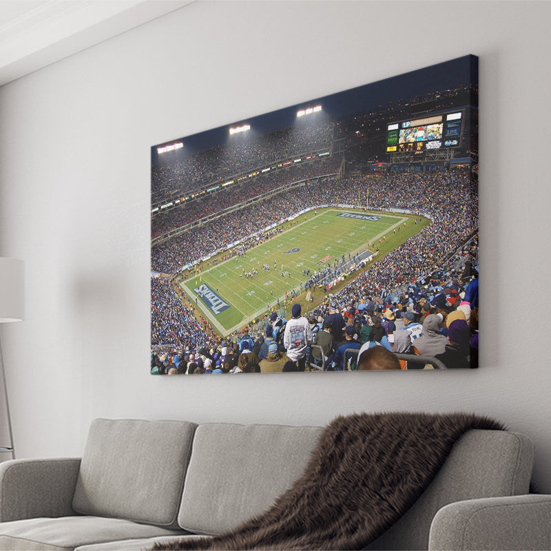 Tennessee Titans Stadium Canvas Prints Nissan Stadium Wall Art,Sport Stadium Art Prints, Fan Gift, Wall Decor