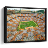 Tennessee Volunteers Stadium Framed Canvas Prints Neyland Stadium American Football,Sport Stadium Art Prints, Fan Gift