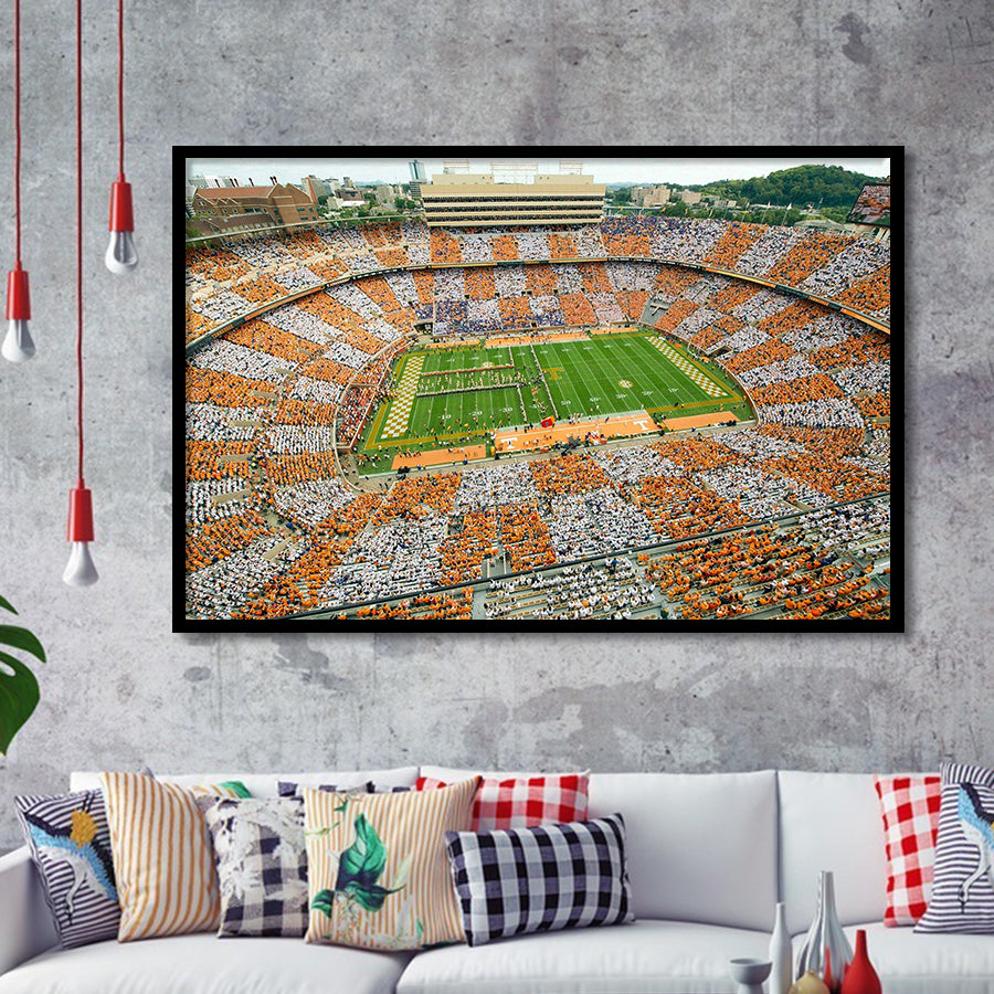 Tennessee Volunteers Stadium Art Prints Neyland Stadium American Football,Sport Stadium Art Prints, Fan Gift, Wall Decor