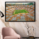 Tennessee Volunteers Stadium Framed Canvas Prints Neyland Stadium American Football,Sport Stadium Art Prints, Fan Gift