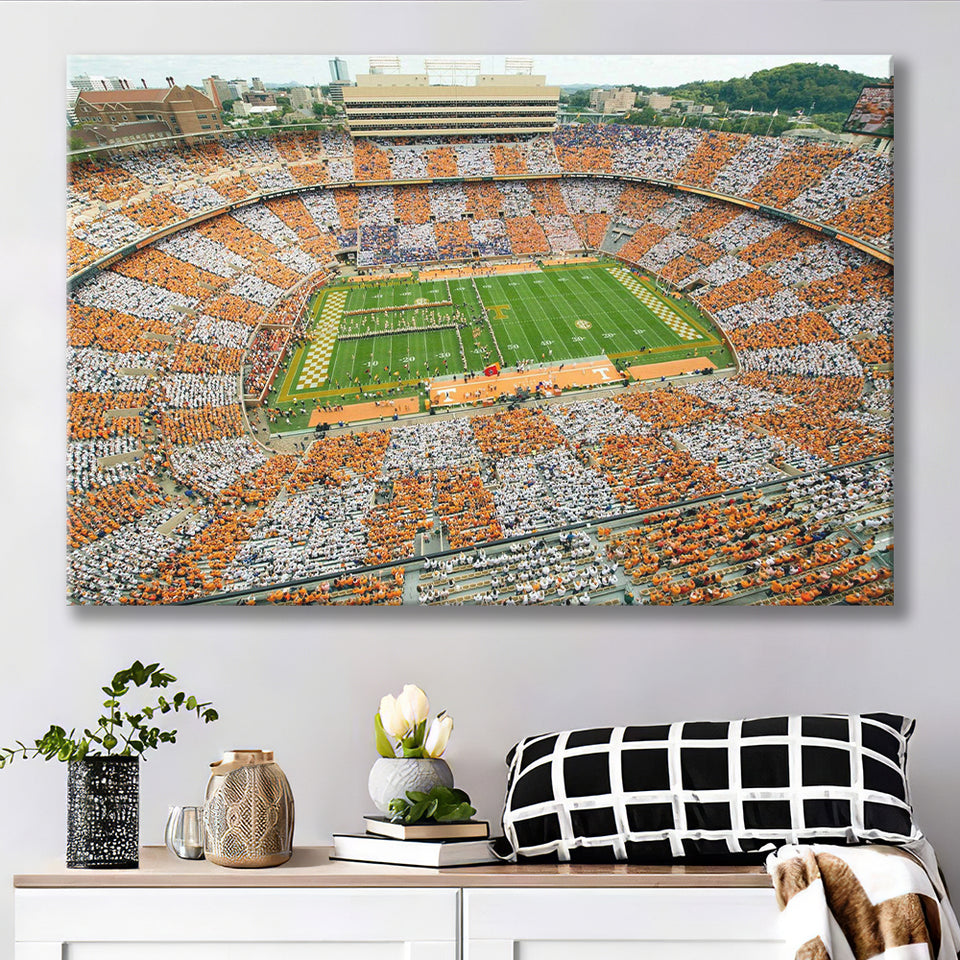 Tennessee Volunteers Stadium Canvas Prints Neyland Stadium American Football,Sport Stadium Art Prints, Fan Gift, Wall Decor