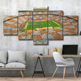 Tennessee Volunteers Stadium Canvas Prints Neyland Stadium American Football,Multi Panels,Sport Stadium Art Prints, Fan Gift