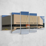 Tennessee Volunteers Stadium Canvas Prints Thompson Boling Arena Wall Art,Multi Panels,Sport Stadium Art Prints, Fan Gift