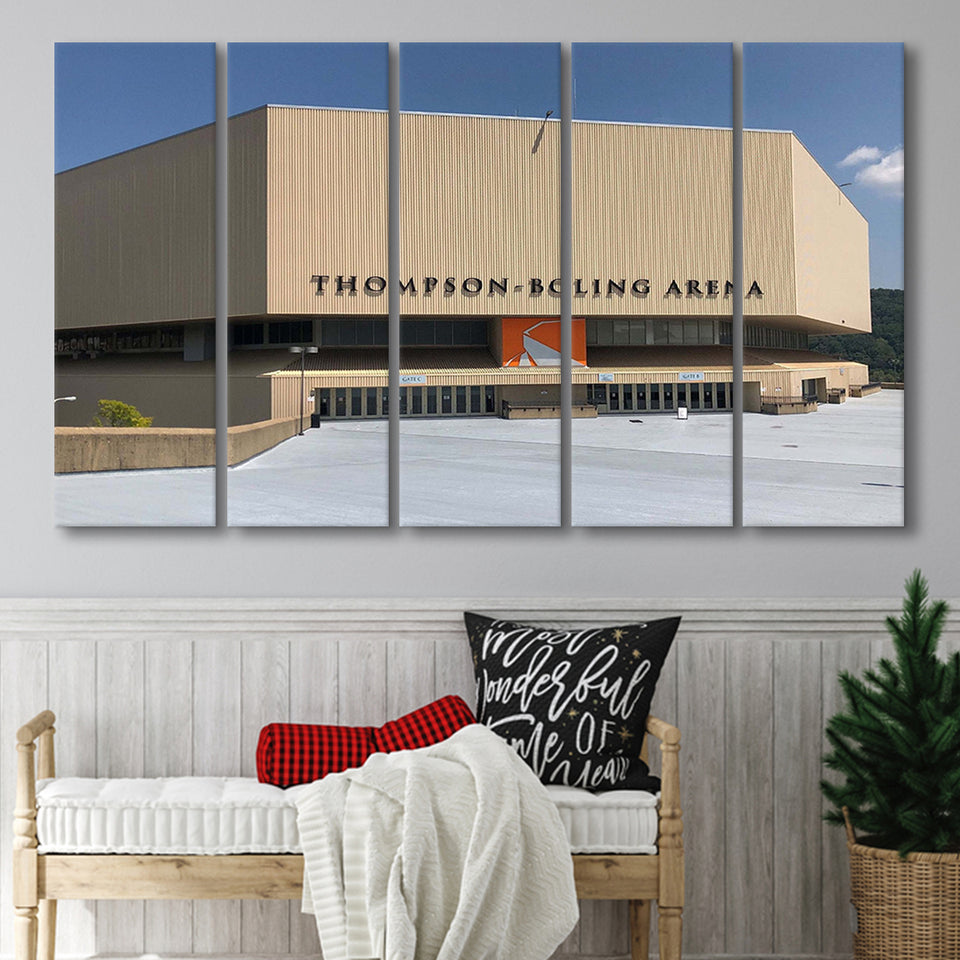 Tennessee Volunteers Stadium Canvas Prints Thompson Boling Arena Wall Art,Multi Panels B,Sport Stadium Art Prints, Fan Gift
