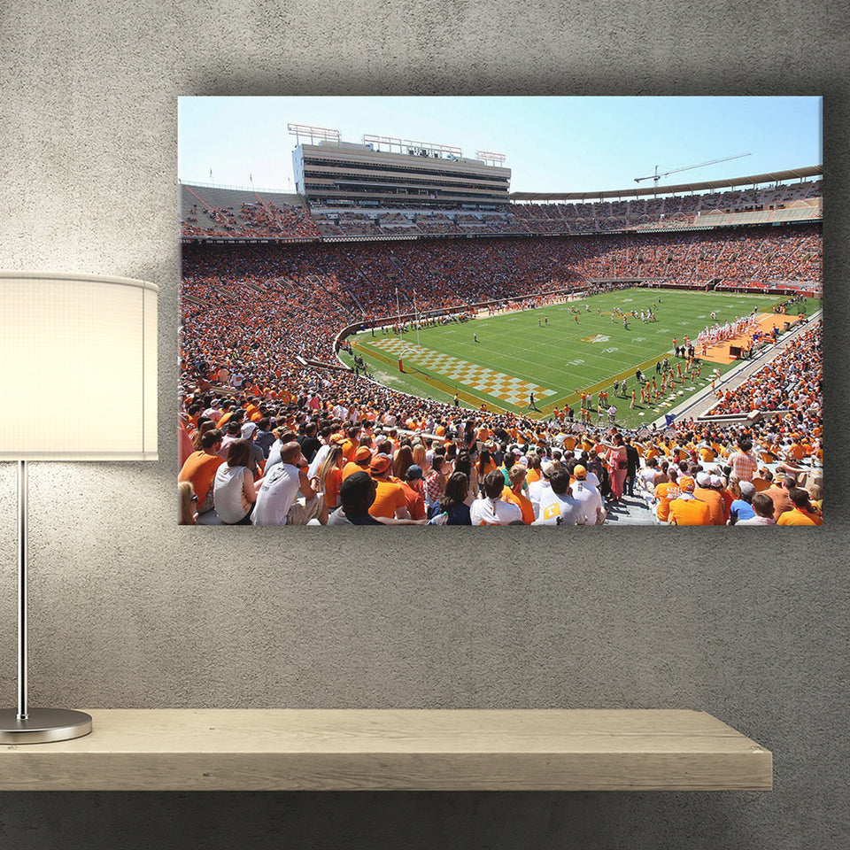 Tennessee Volunteers Stadium Canvas Prints Neyland Stadium Wall Art American Football,Sport Stadium Art Prints, Fan Gift, Wall Decor