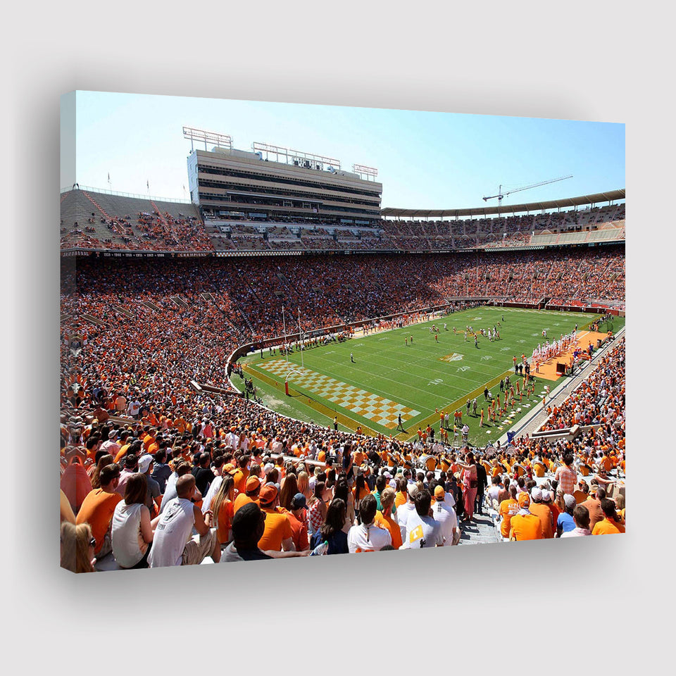 Tennessee Volunteers Stadium Canvas Prints Neyland Stadium Wall Art American Football,Sport Stadium Art Prints, Fan Gift, Wall Decor