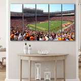 Tennessee Volunteers Stadium Canvas Prints Neyland Stadium Wall Art,Multi Panels B,Sport Stadium Art Prints, Fan Gift