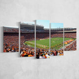Tennessee Volunteers Stadium Canvas Prints Neyland Stadium Wall Art American Football,Multi Panels,Sport Stadium Art Prints, Fan Gift