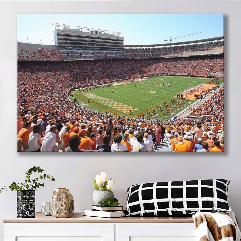 Tennessee Volunteers Stadium Canvas Prints Neyland Stadium Wall Art American Football,Sport Stadium Art Prints, Fan Gift, Wall Decor
