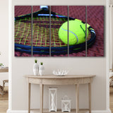 Tennis, Tennis 5 Panels B,Large Canvas,Canvas Prints Wall Art Home Decor