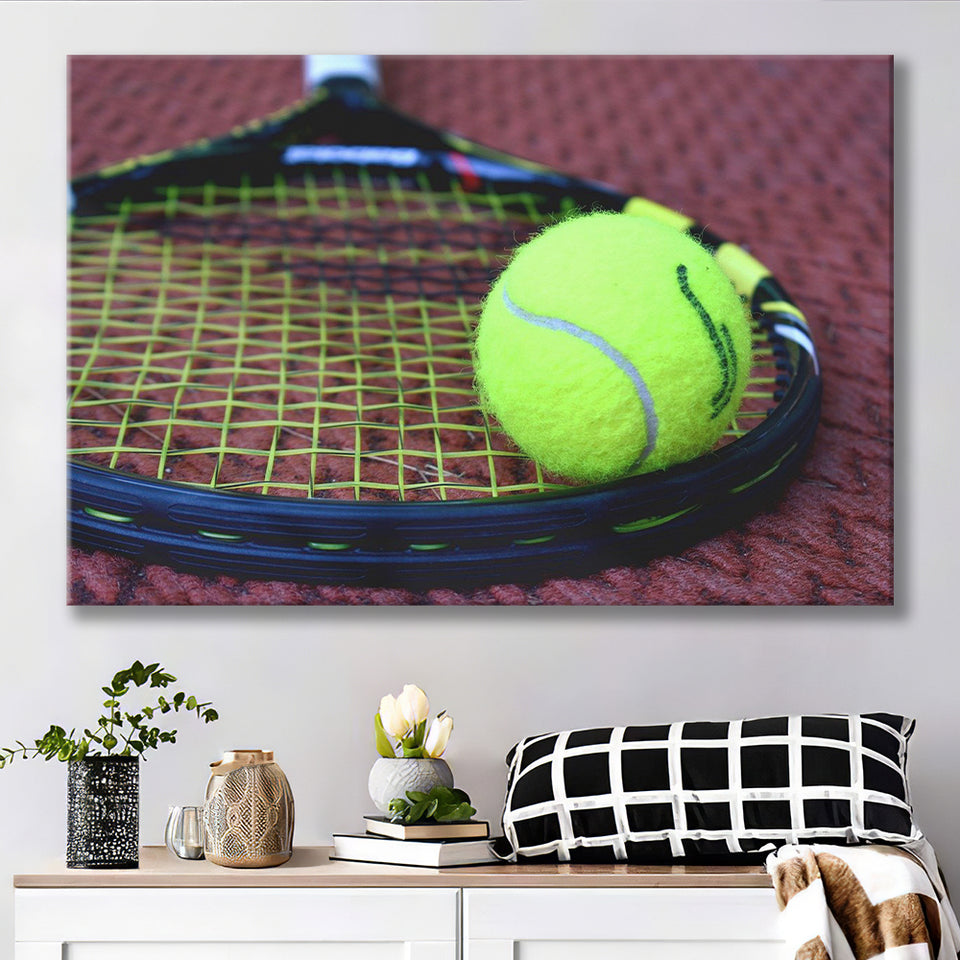 Tennis, Tennis Canvas Prints Wall Art Home Decor - Painting Canvas, Ready to hang