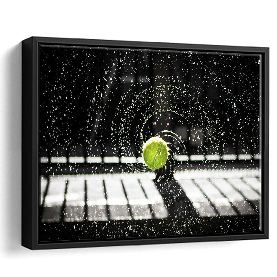 Tennis Wall Art Tennis Fan Gift Framed Canvas Prints Wall Art Decor, Framed Picture, Floating Frame