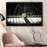 Tennis Wall Art Tennis Fan Gift Framed Canvas Prints Wall Art Decor, Framed Picture, Floating Frame