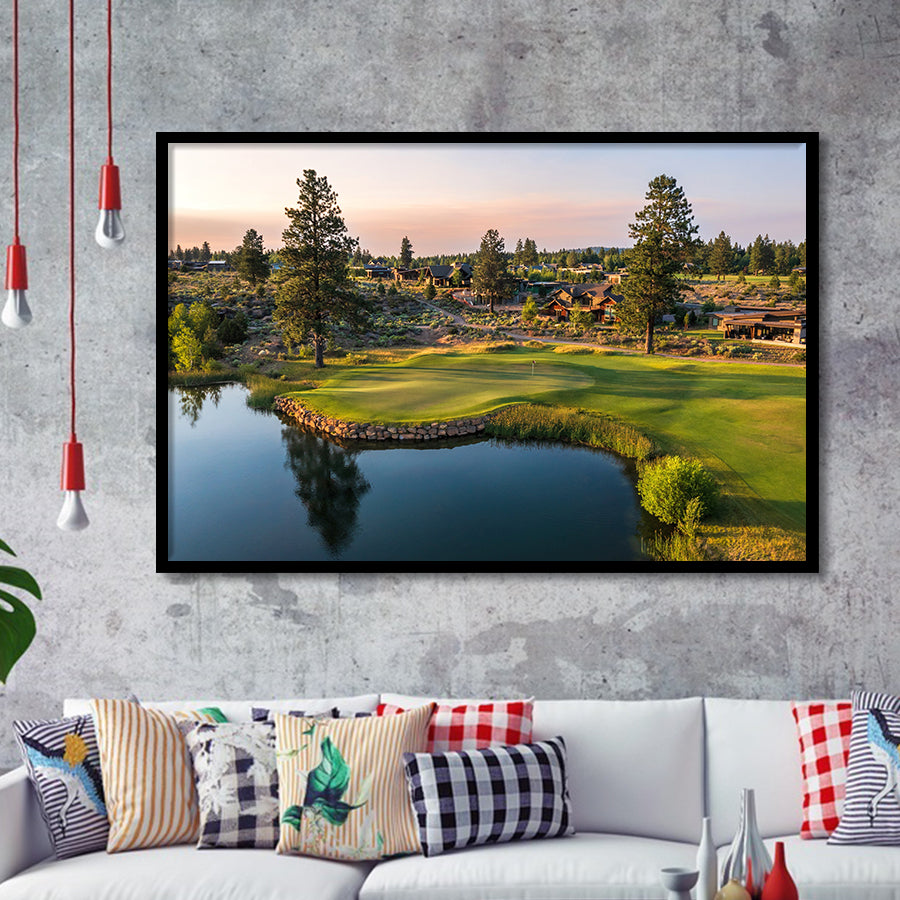 Tetherow Golf Club, Hole 13, Golf Sport Print, Golf Lover, Framed Art Prints Home Decor