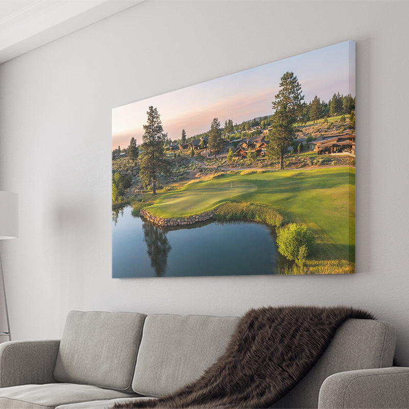 Tetherow Golf Club, Hole 13, Golf Art Print, Golf Lover, Canvas Prints Wall Art Decor