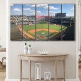 Texas Rangers Stadium Canvas Prints Globe Life Field Wall Art,Multi Panels B,Sport Stadium Art Prints, Fan Gift