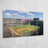 Texas Rangers Stadium Canvas Prints Globe Life Field Wall Art,Multi Panels B,Sport Stadium Art Prints, Fan Gift
