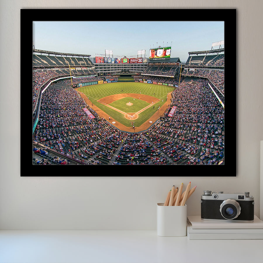 Texas Rangers Stadium Art Prints Globe Life Field Wall Art,Sport Stadium Art Prints, Fan Gift, Wall Decor