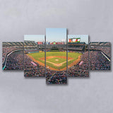 Texas Rangers Stadium Canvas Prints Globe Life Field Wall Art,Multi Panels,Sport Stadium Art Prints, Fan Gift